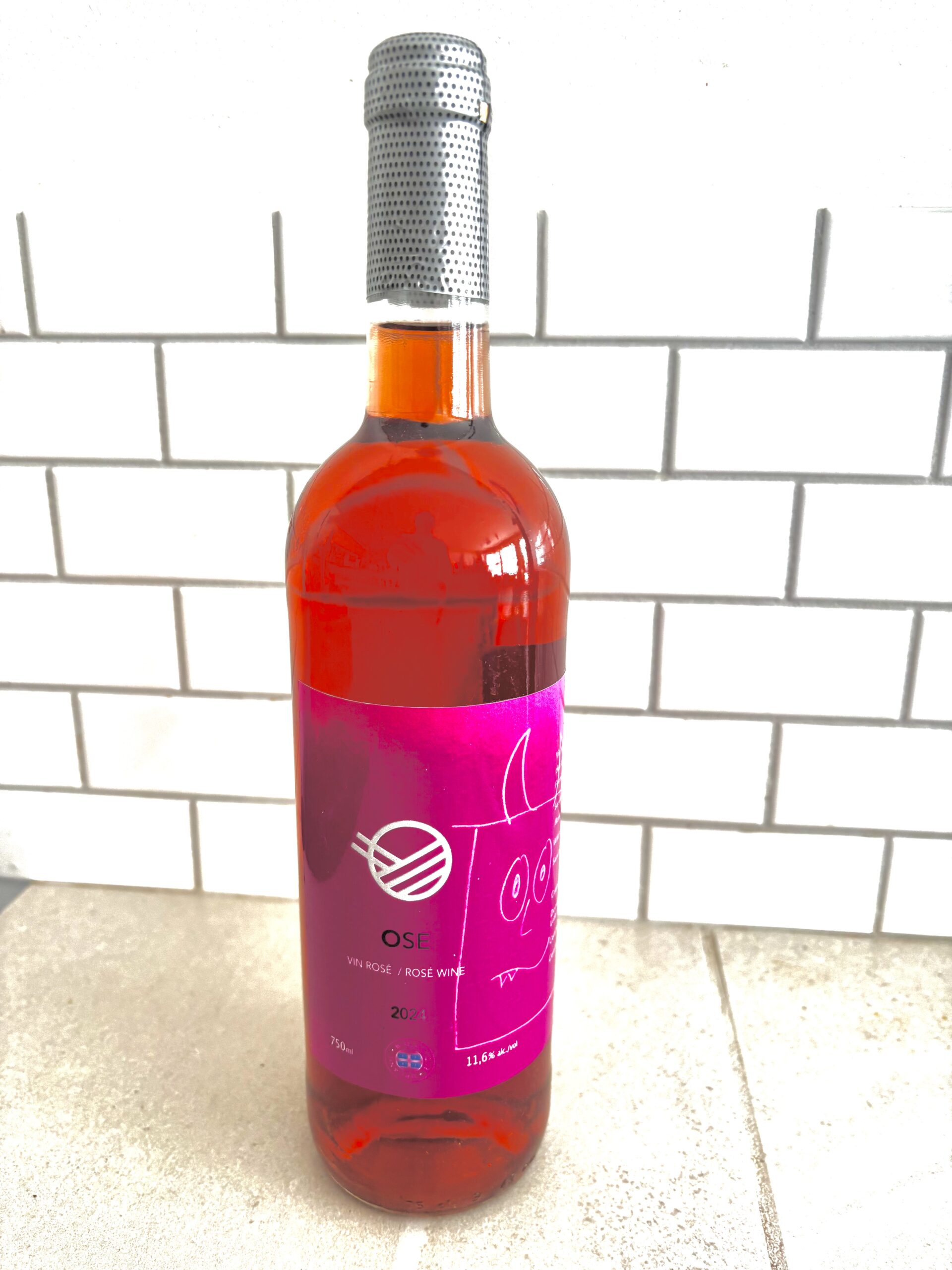 Bouteille d'Ose, vin rosé biologique du Québec — Domaine Small