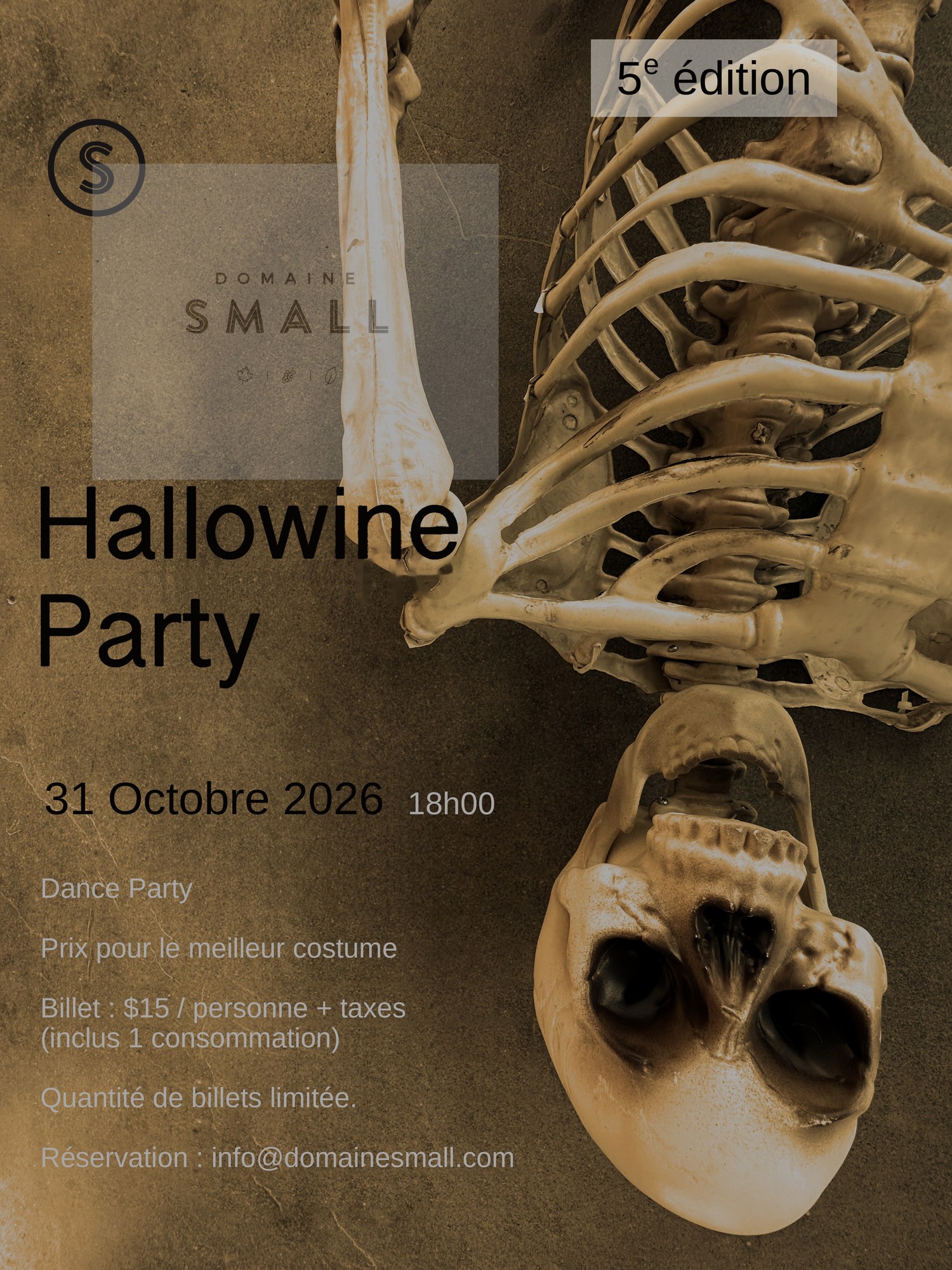 Hallowine Party — 5e édition | Samedi 31 octobre 2026